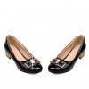 Women's Spring / Summer / Fall / Winter Ballerina Patent Leather Office & Career / Dress / Casual Low Heel Sparkling GlitterBlack / Red /