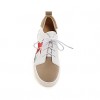 Women's Shoes Spring / Fall Wedges / Platform / Flats Flats Platform Lace-up Pink / Red / Silver/2-5
