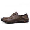 Men's Shoes Wedding / Office & Career / Party & Evening / Casual Leather Oxfords Brown / Khaki