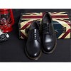 Men's Shoes Casual Leather Oxfords Black/Brown